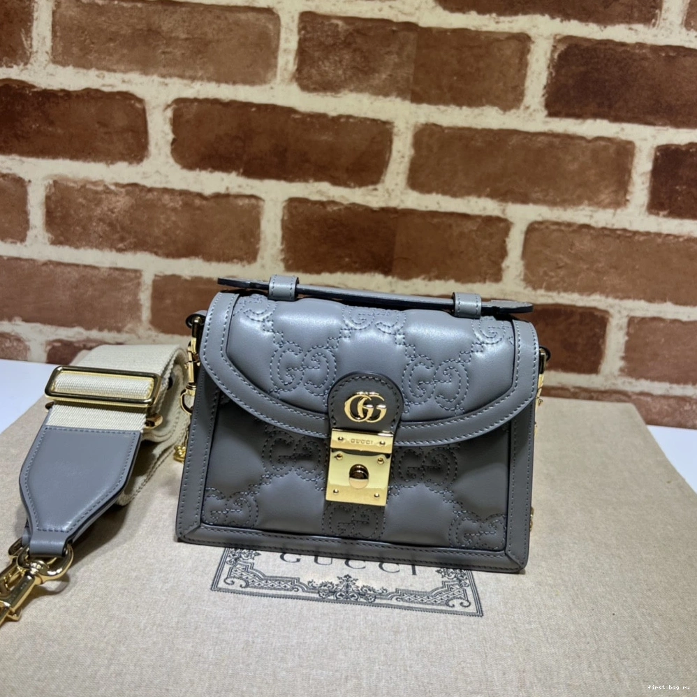 First bag ru HANDLE TOP MATELASSÉ BAG GG SMALL GUCCI 0721